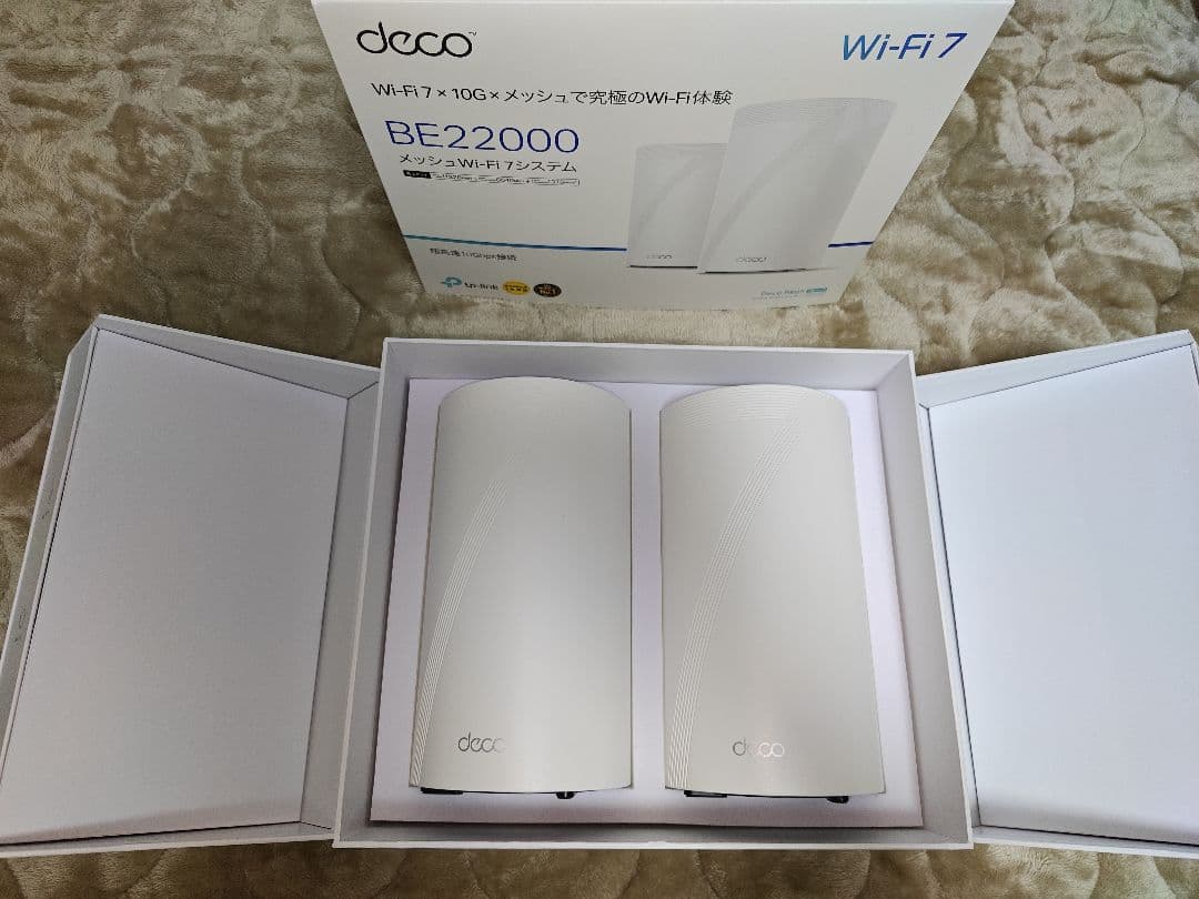 Deco BE85 BE22000 10ギガルーターメッシュWi-Fi
