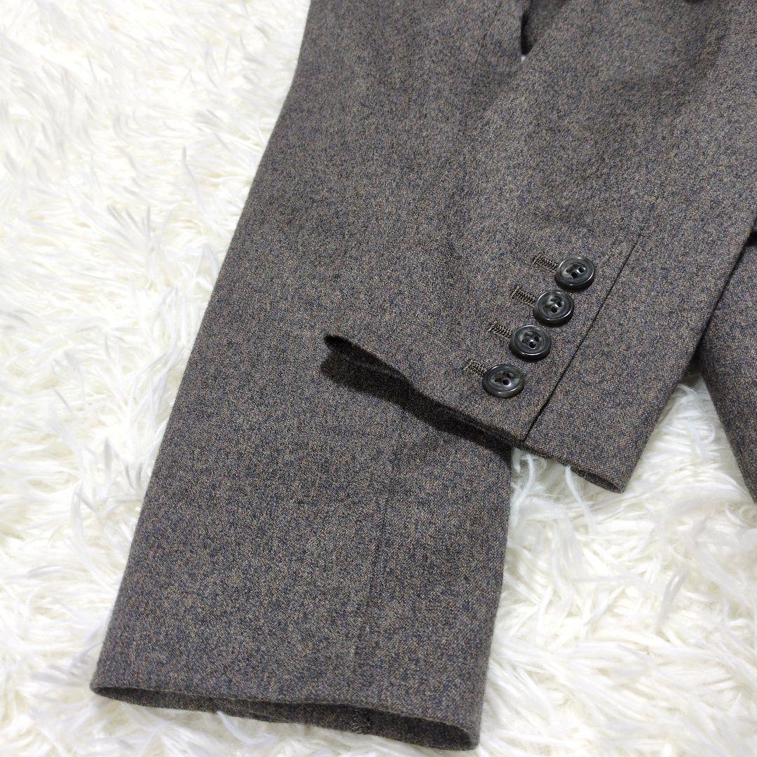 美品【カルソン】グレー系 ビジネスパンツスーツ セットアップ38(M)