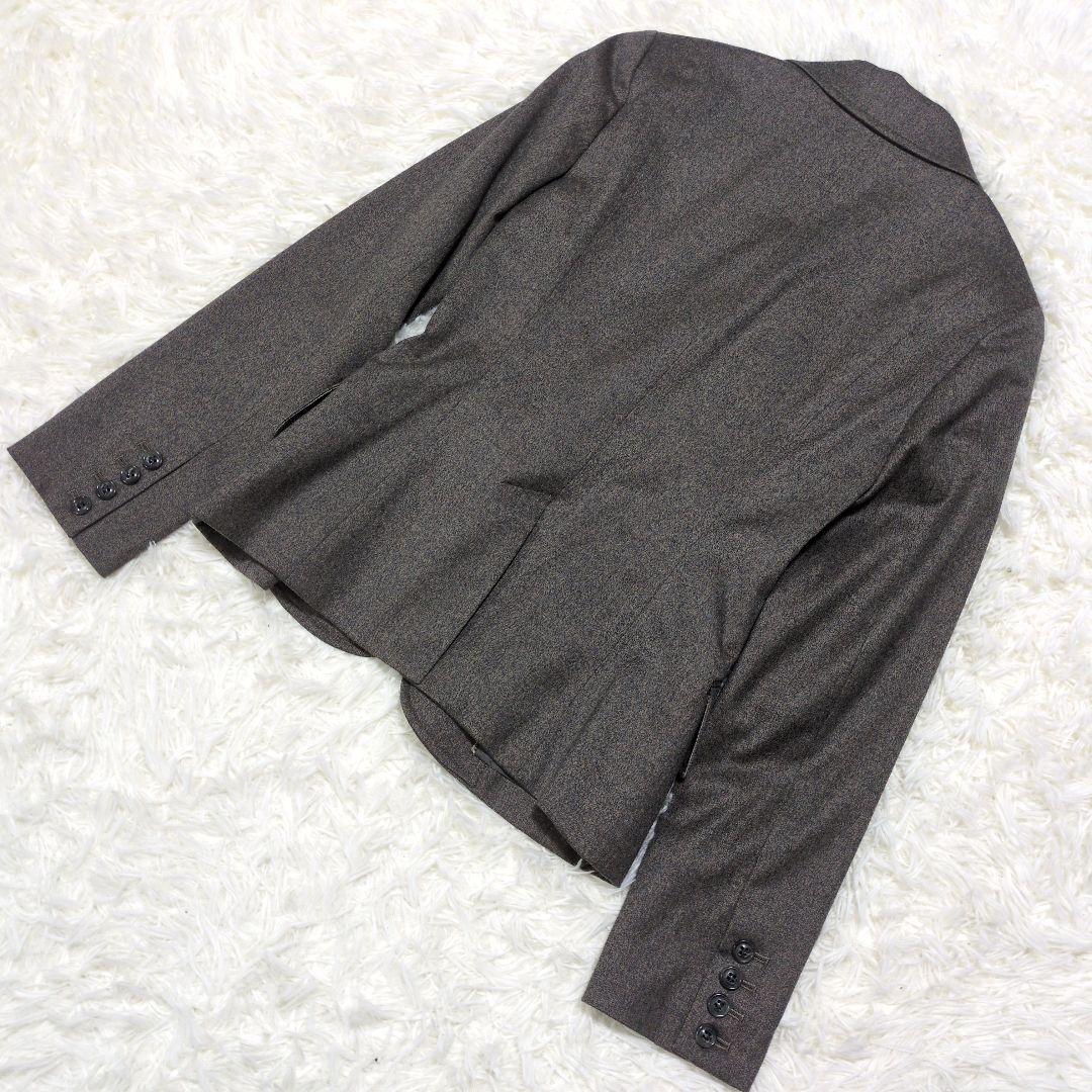 美品【カルソン】グレー系 ビジネスパンツスーツ セットアップ38(M)