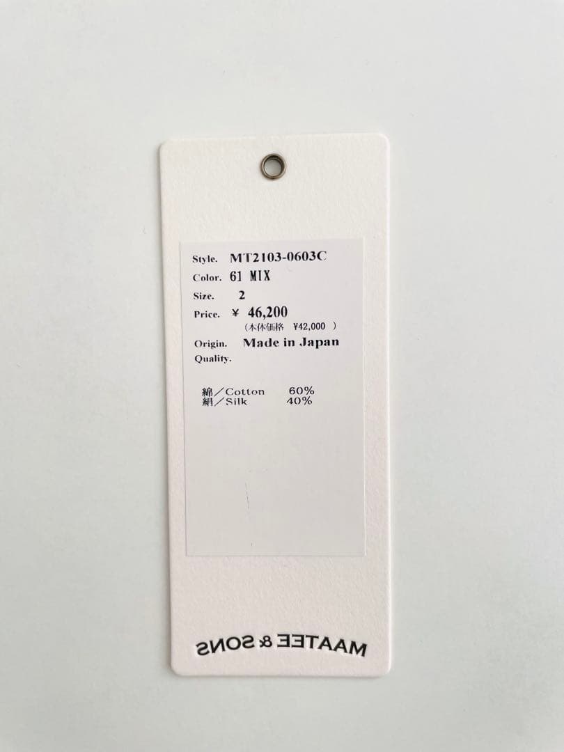 トップス MAATEE&SONS Pull Over Shirt