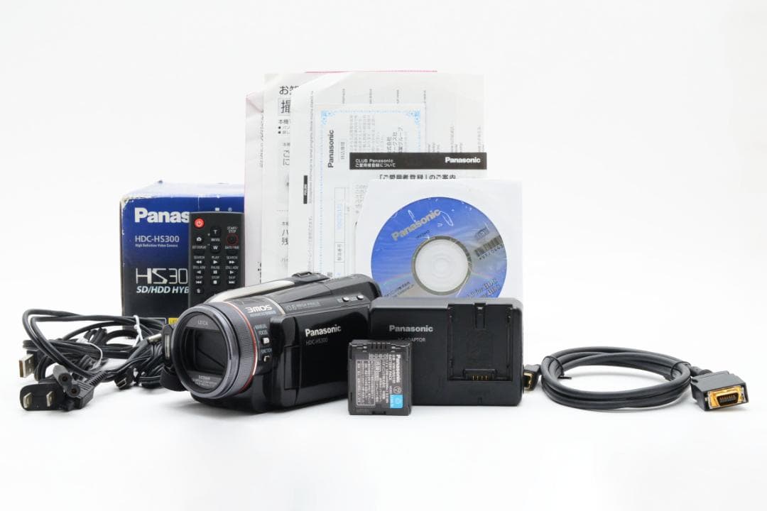 【極美品】Panasonic デジタルハイビジョンカメラ HDC-HS300