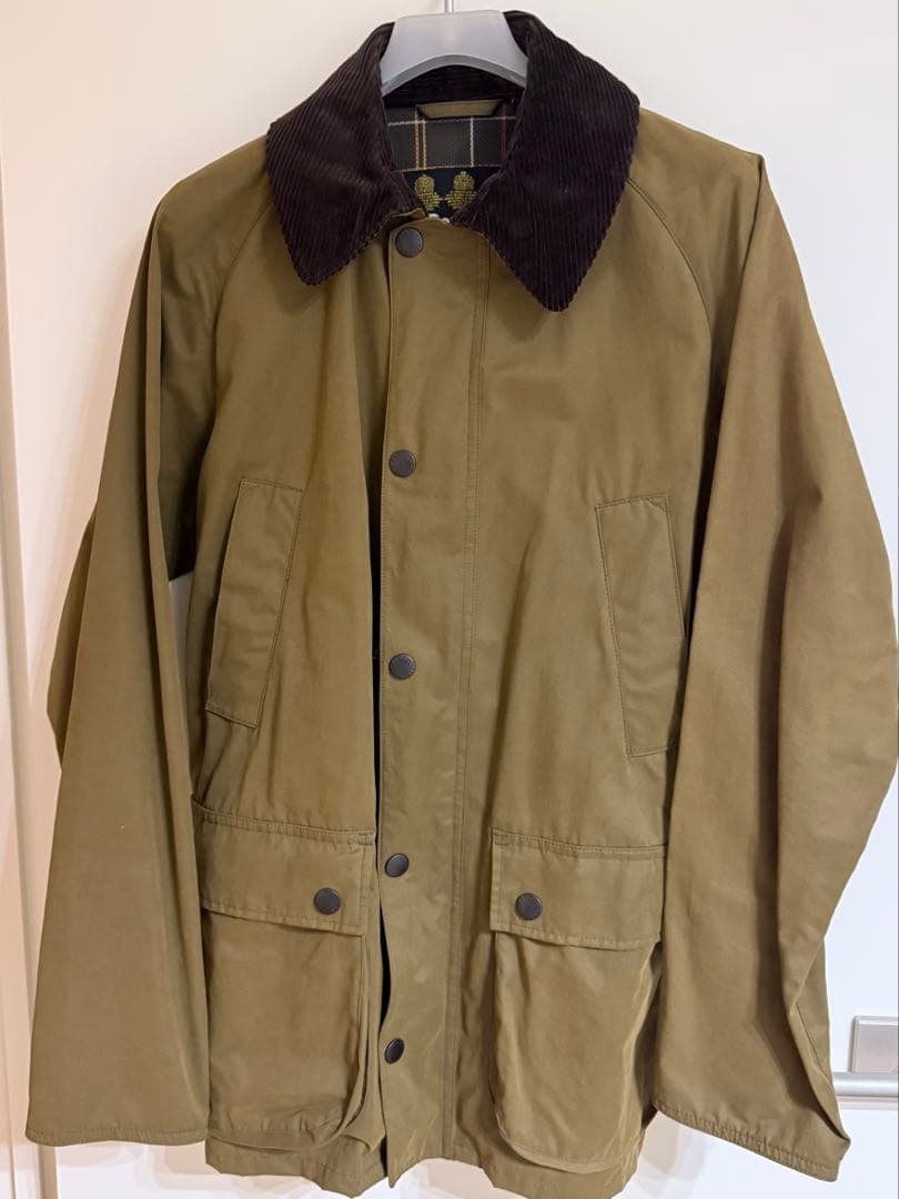 【ほぼ未使用】バブアー　ビデイル　ピーチスキン　38 セージグリーン