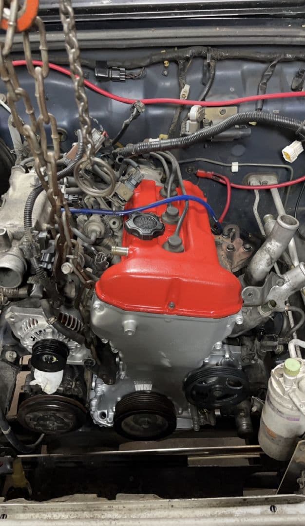 ジムニー JA22 リビルトエンジン新　全塗装新　リフトアップ　検 2年　5MT