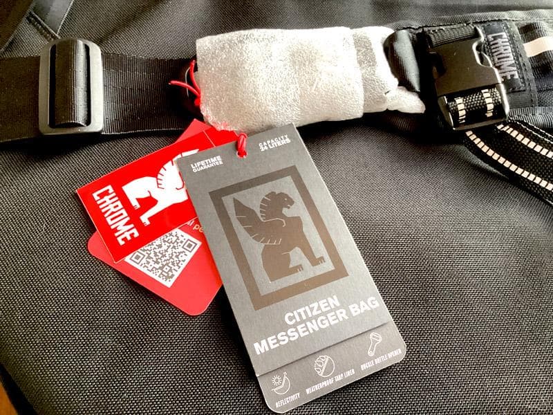 未使用 Chrome クローム メッセンジャー バッグ CTZ 24L タグ付き