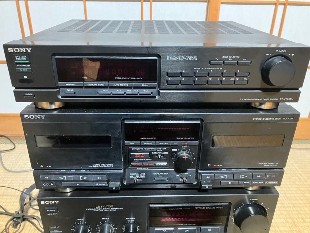SONY LBT-V725 コンポ　動作未確認　ジャンク品