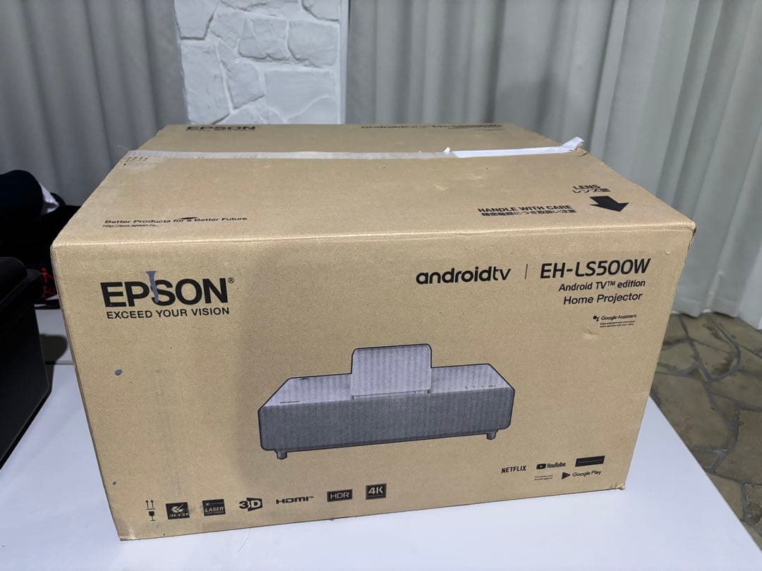 【ジャンク品】EPSON EH-LS500W プロジェクター 本体