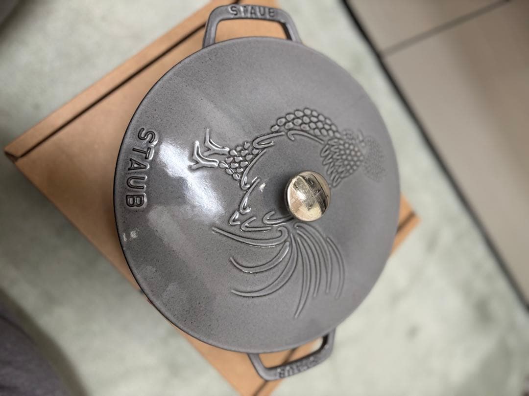 STAUB ストウブ フレンチ ルースターココット グレー 24cm