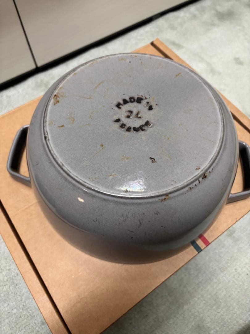 STAUB ストウブ フレンチ ルースターココット グレー 24cm