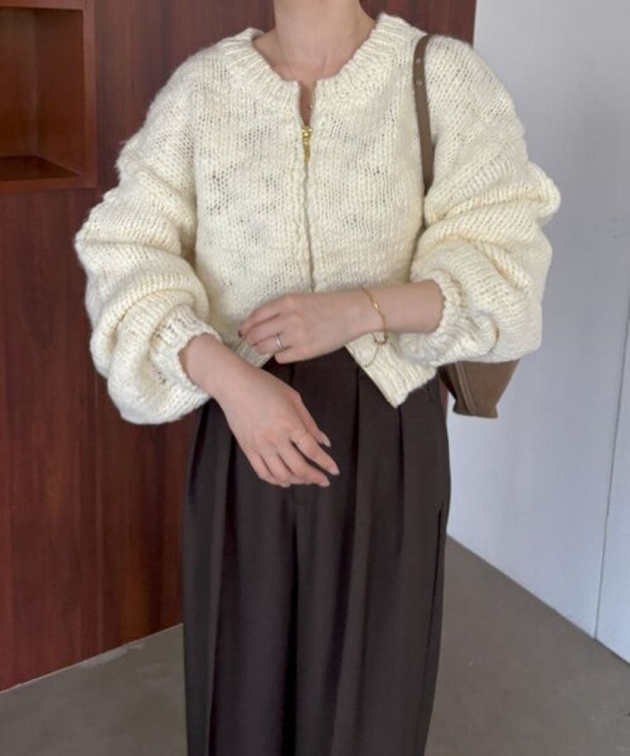 LE'MAGE×gemeilコラボ　スラブカーディガン