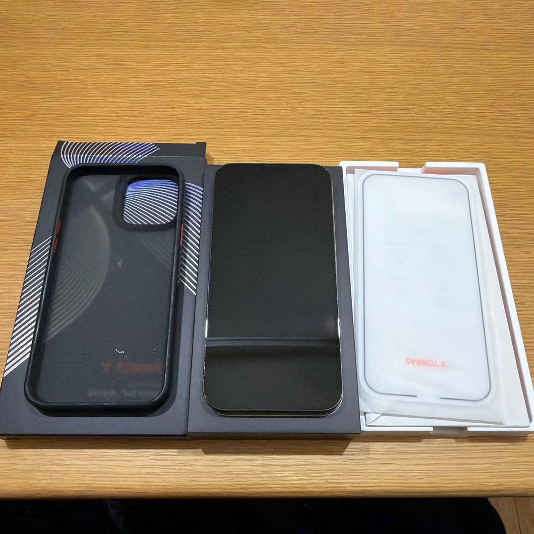 iPhone 13 Pro max 256GB TORRAS専用ケース&フィルム