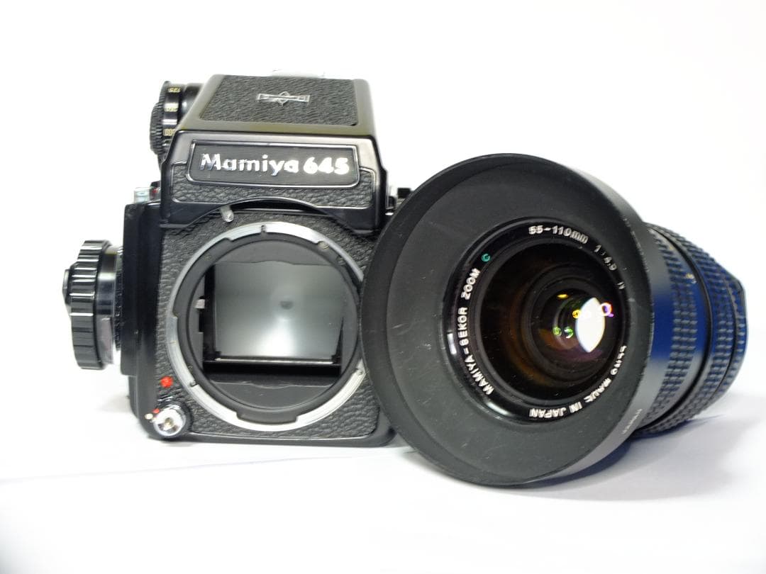 【実写確認整備済】マミヤM645／セコールズーム55mm-110mmCds-F付