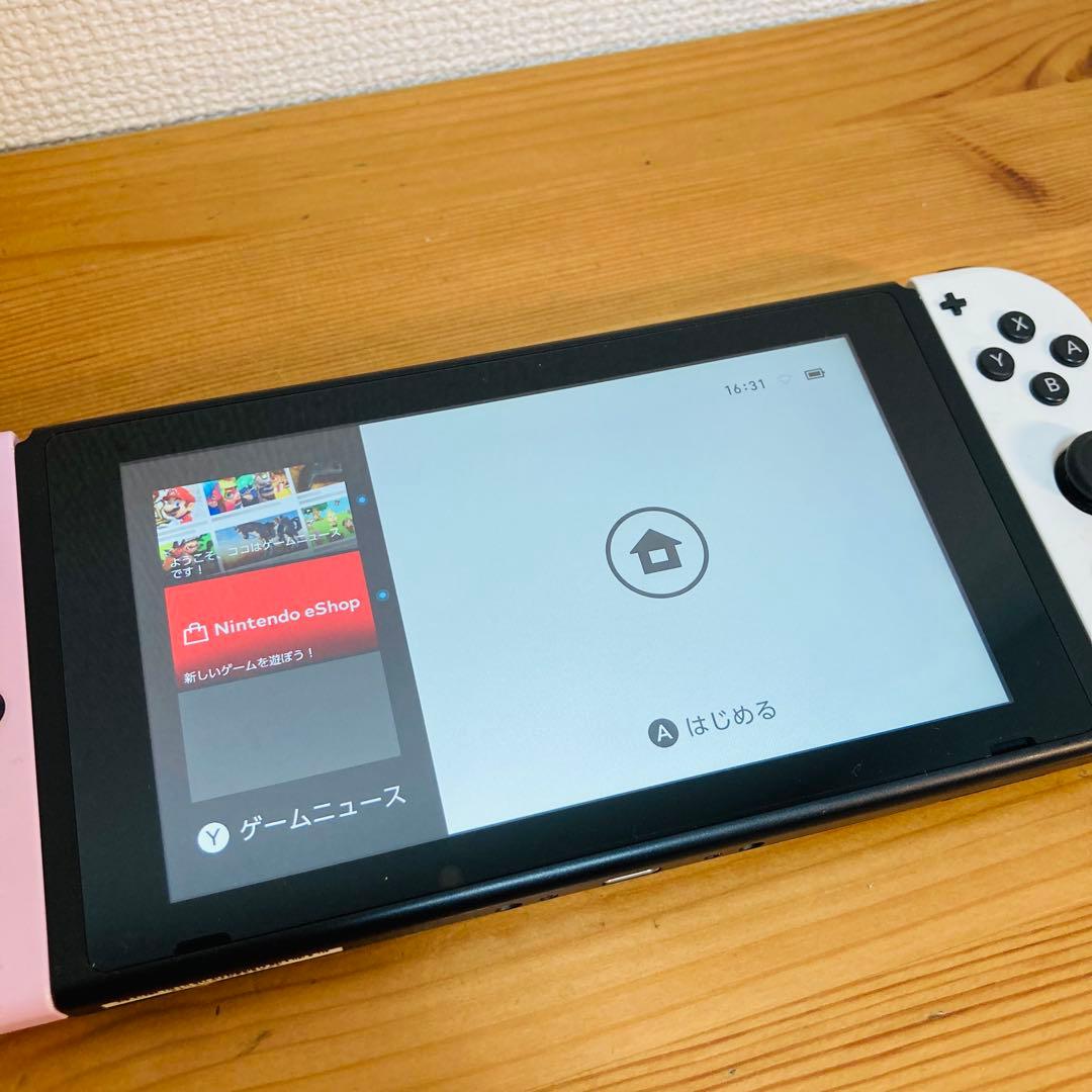 【即日発送可】画面美品　Nintendo Switch 本体 ジョイコン×4本