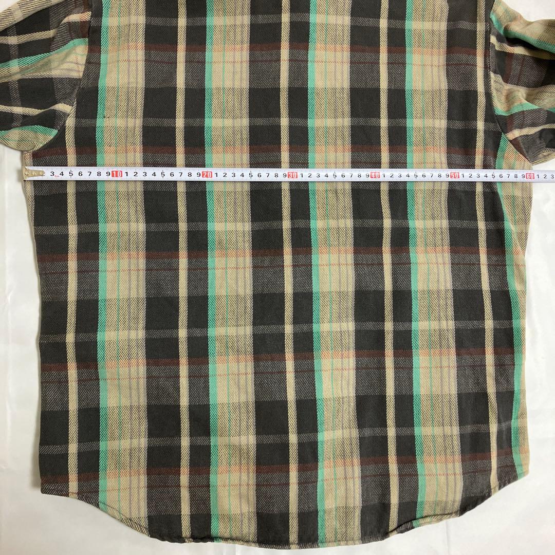 80s BIG MAC USA製 ネルシャツ L bigmac 黒 ブラック