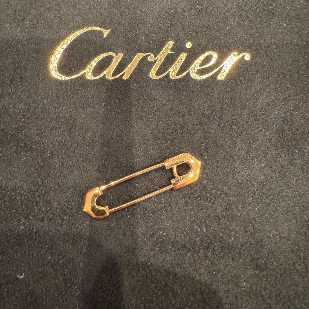 vintage Cartier Cドゥカルティエブローチ 750YG