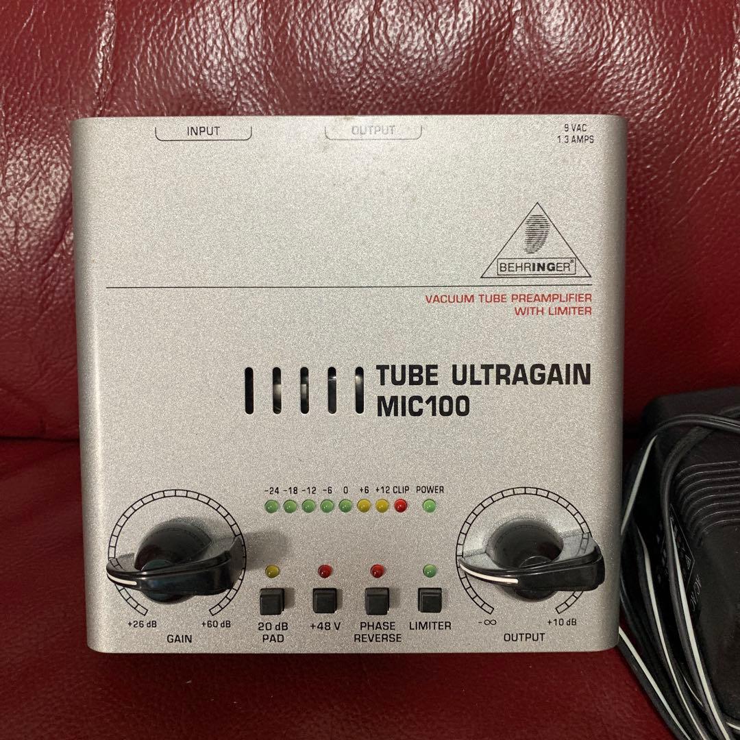 BEHRINGER TUBE ULTRAGAIN MIC100 本体