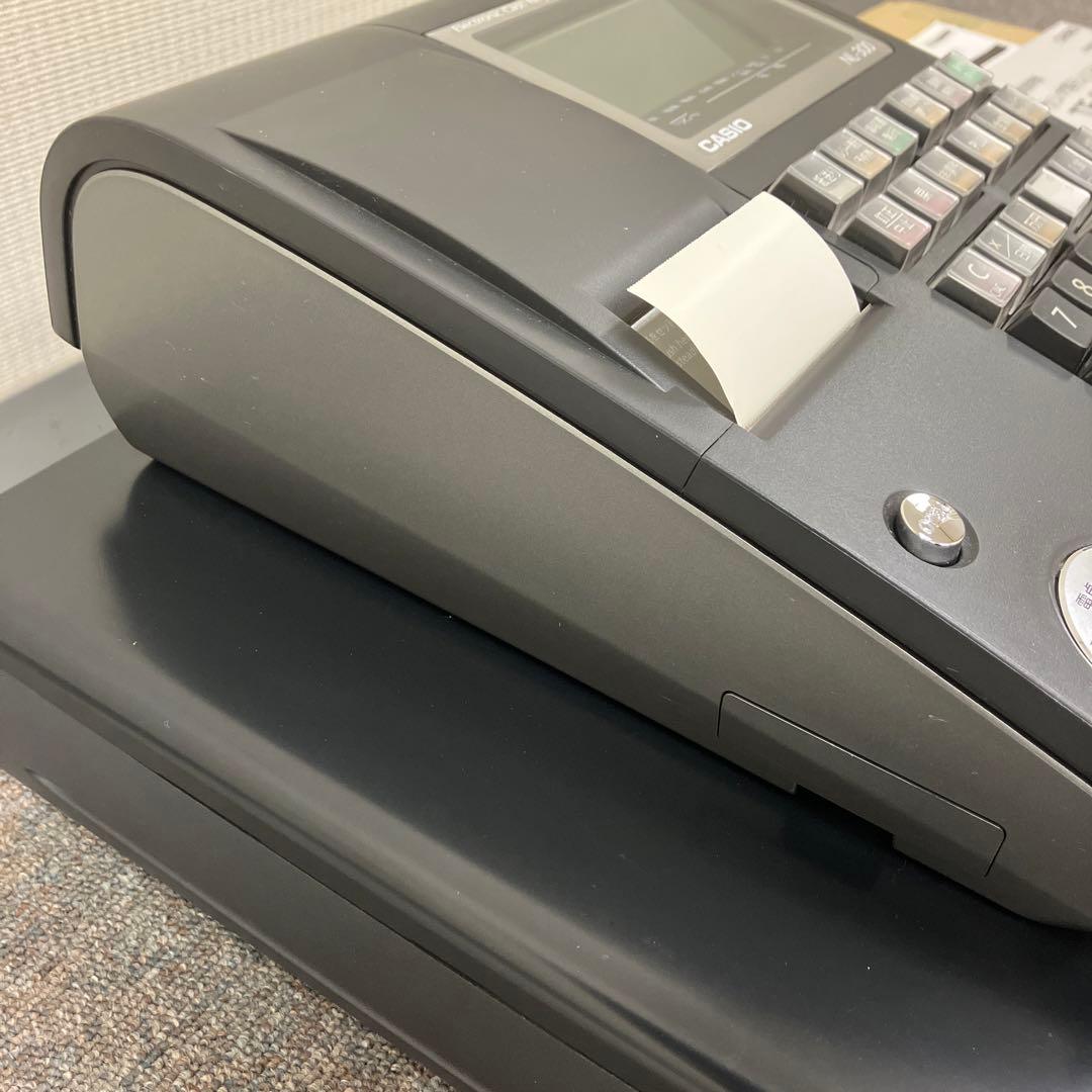 CASIO 電子レジスター TE-340 NL-300 インボイス 鍵付き