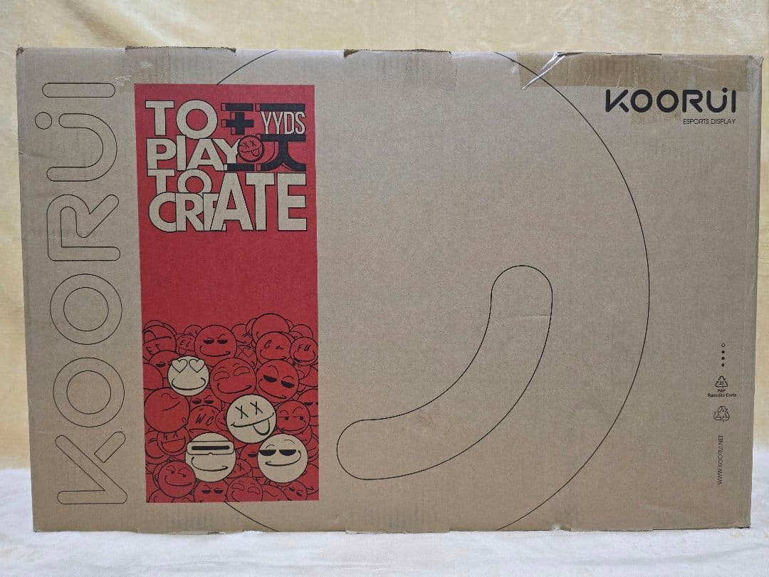 KOORUI 27E6QC WQHD 144Hz 27インチゲーミング モニター