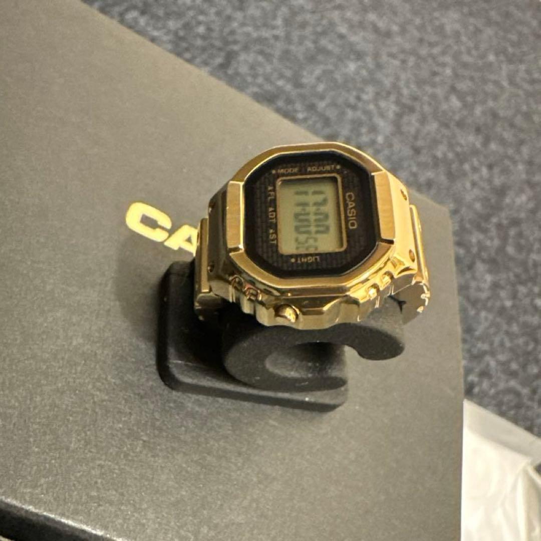 CASIO RING WATCH CRW-001G-9JR カシオゴールド 新品