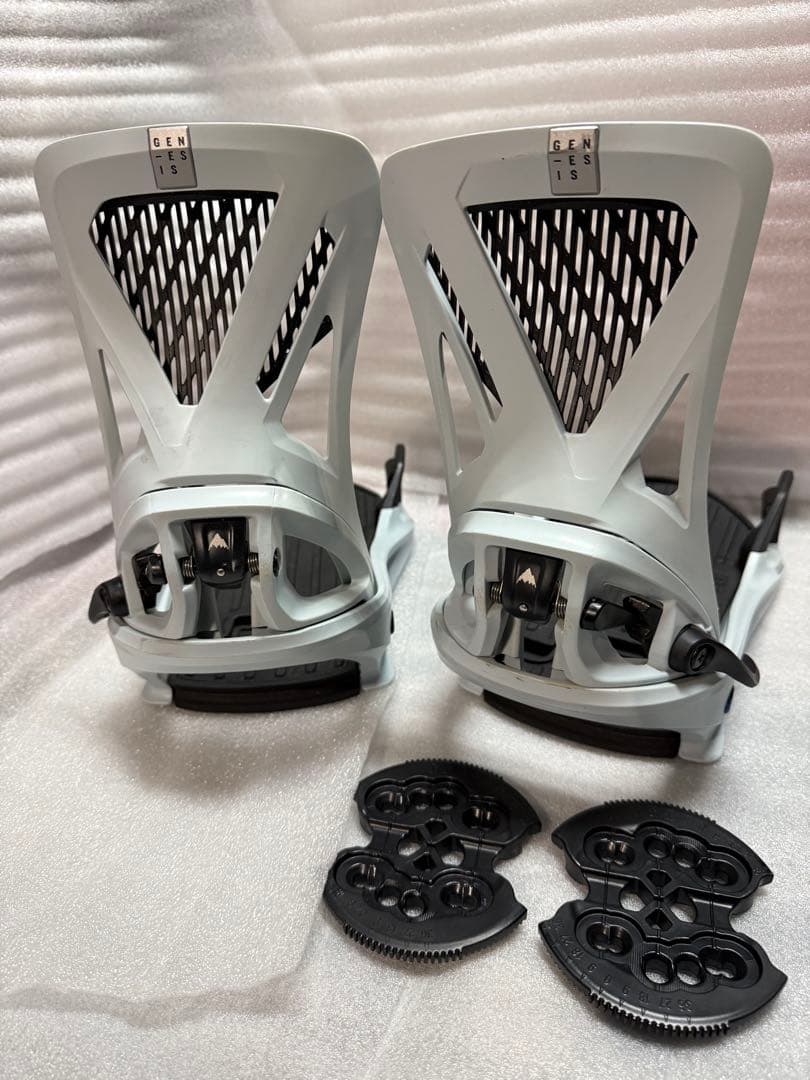 Burton Genesis step on Lサイズ　ビンディング ホワイト