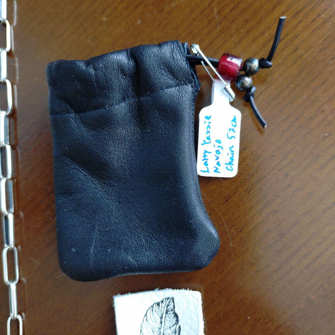 Larry Yazzie ナバホチェーン 細身 ネックレス 約52cm