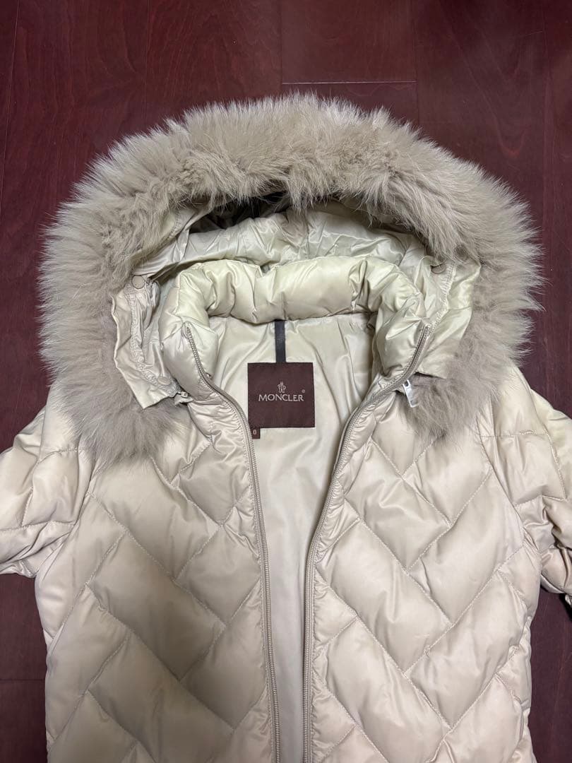 MONCLER モンクレール アイボリー ダウンジャケット サイズ0