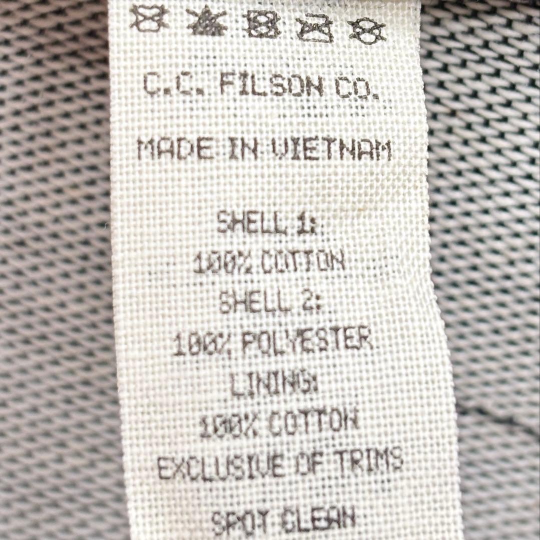廃盤品 フィルソン ロガーメッシュキャップ 黒 ティンクロス レザーストラップ