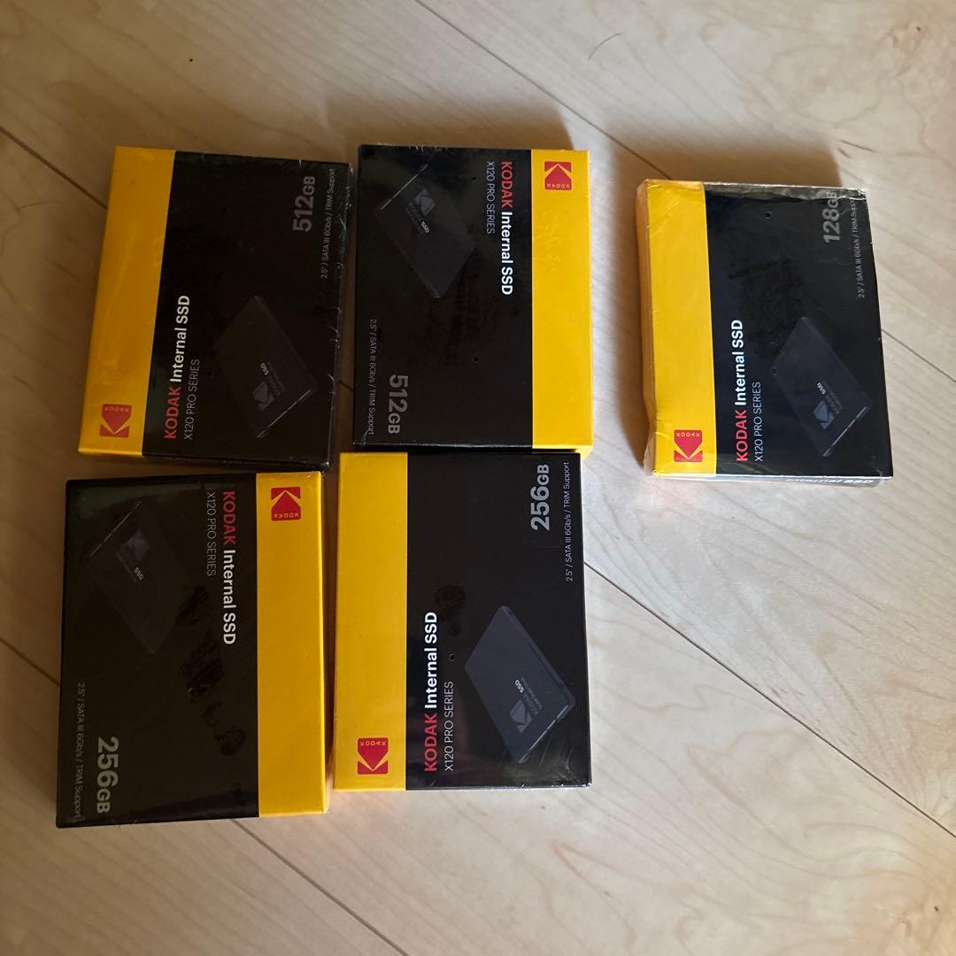 Kodak Internal SSD 128GB 256GB 512GBセット