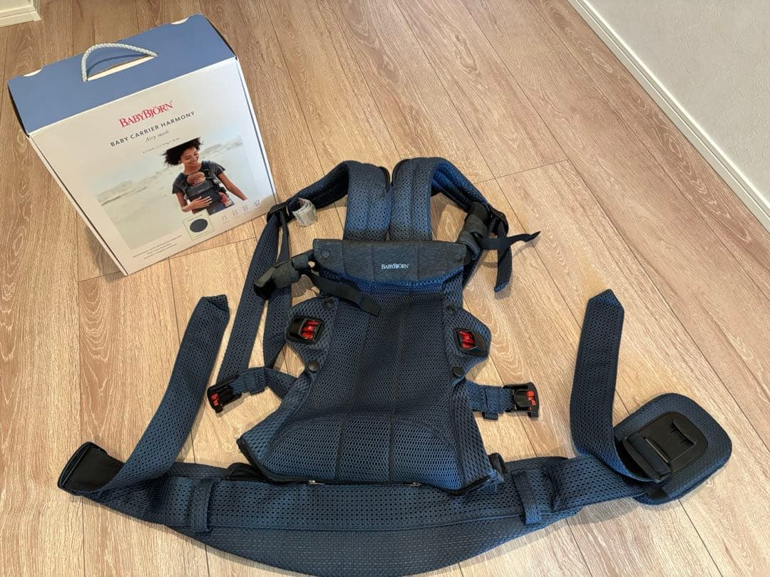 babybjorn ベビービョルン ハーモニー 抱っこ紐 ネイビーブルー