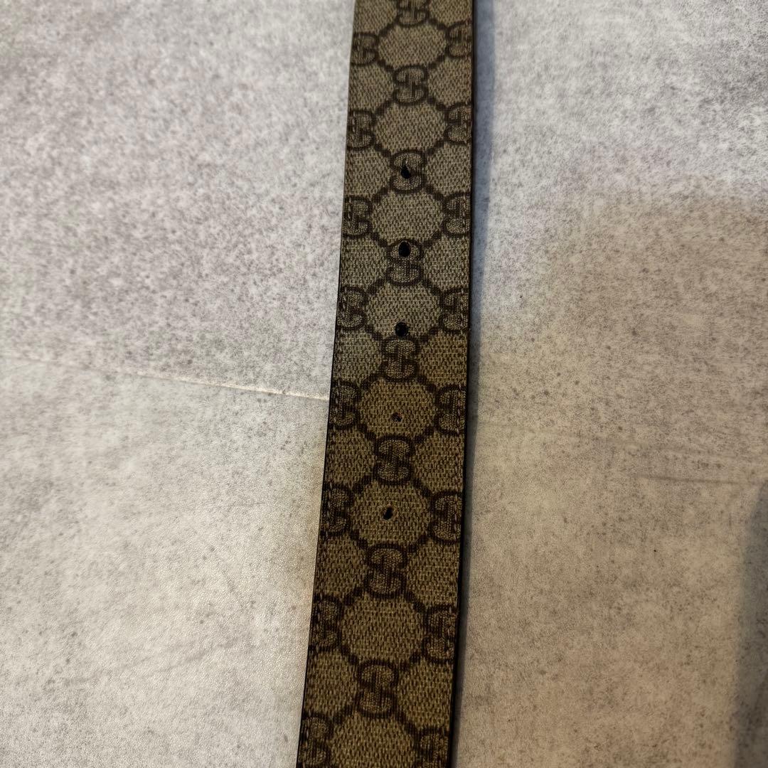 ミミーGucci GGキャンバス ベルト ブラウン