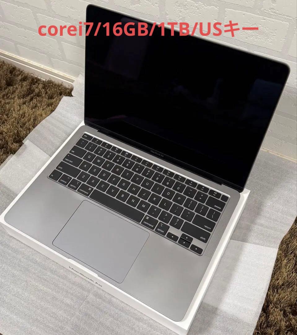 MacBook Air Core i7 16GB 1TB US配列