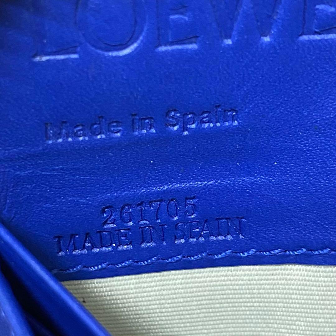 新品同様‼️ロエベ　LOEWE 財布　長財布　アナグラム　ラウンドファスナー