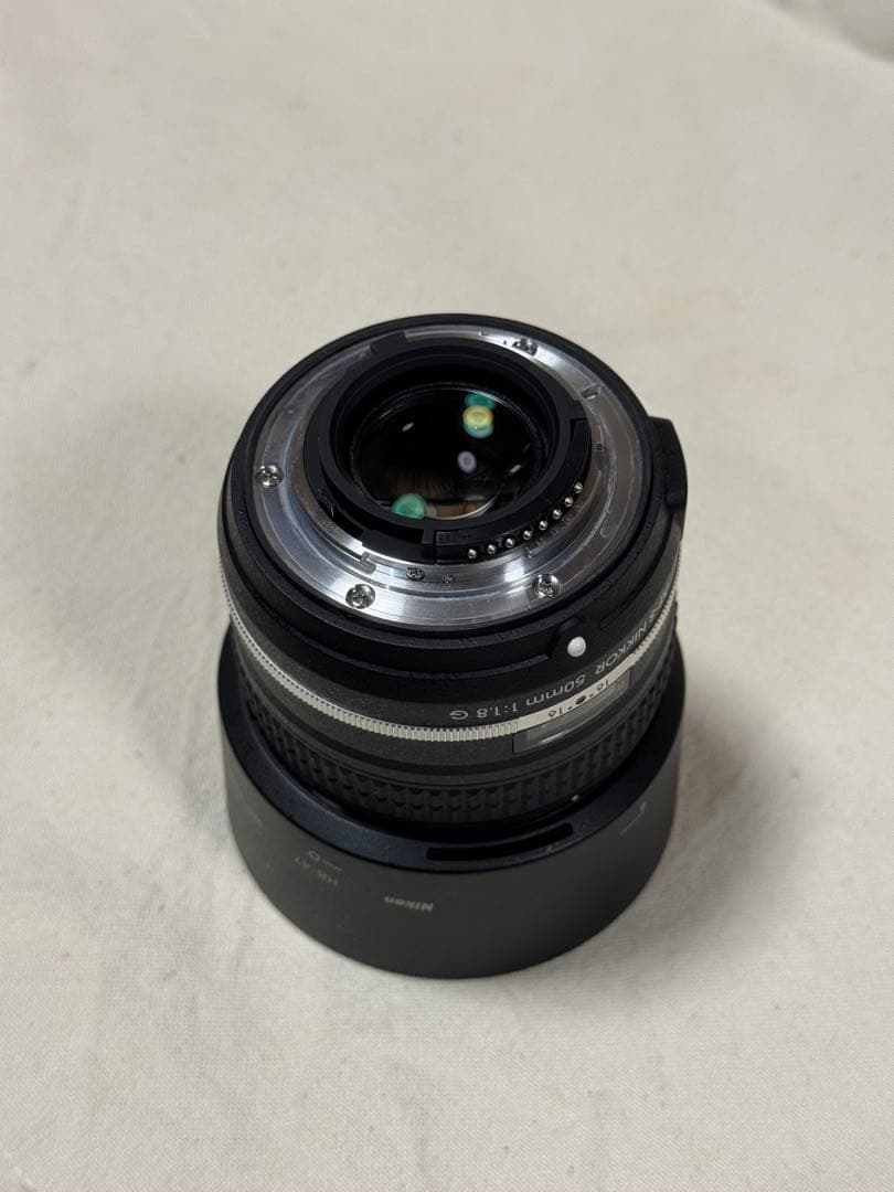 AF-S NIKKOR 50mm f/1.8G ニコン 単焦点レンズ フード付き