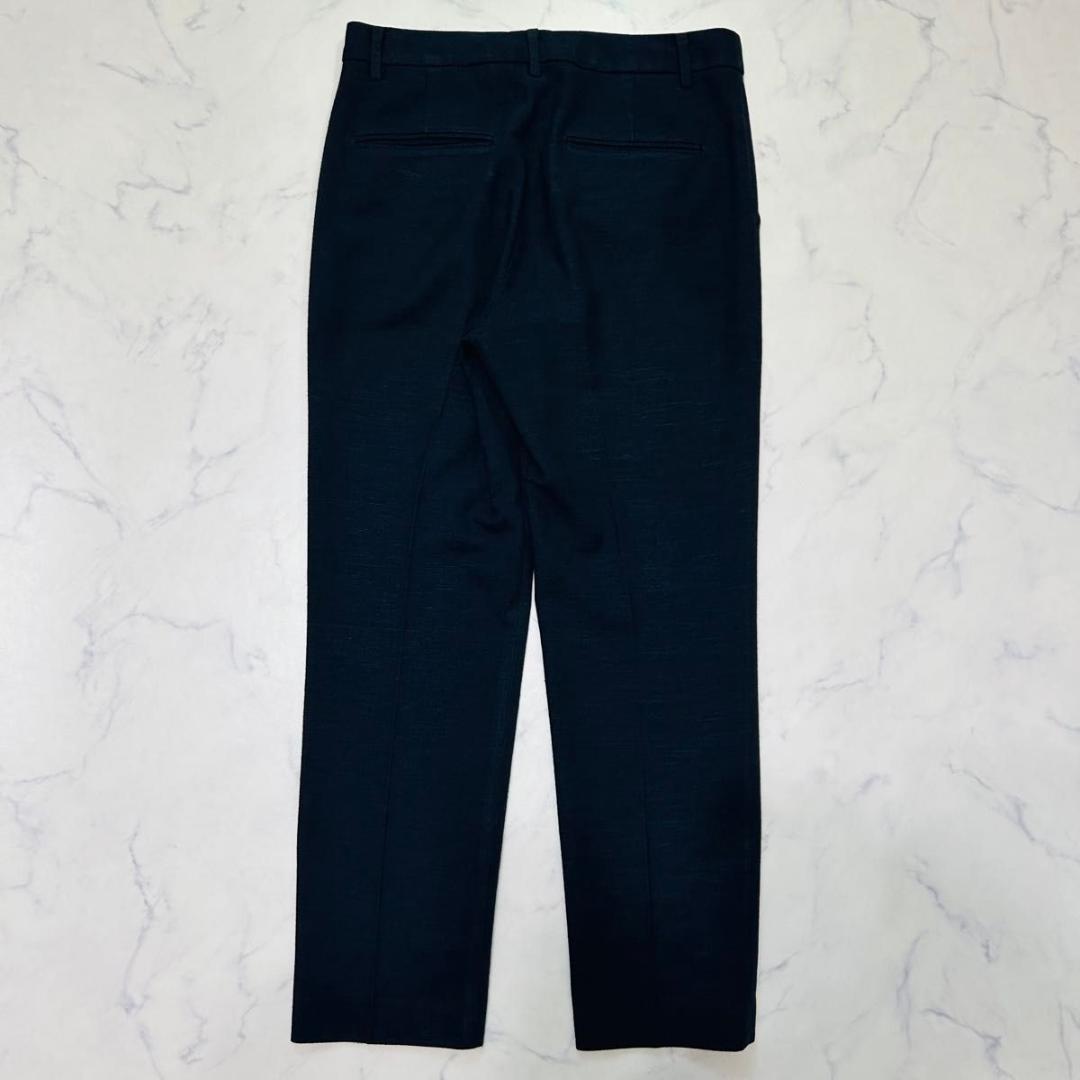 【美品】ユナイテッドアローズ シルク混 パンツスーツ ノーカラー セット S