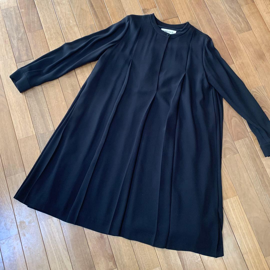 【極美品】ENFOLD エンフォルド　ソフトジョーゼットプリーツワンピース 38
