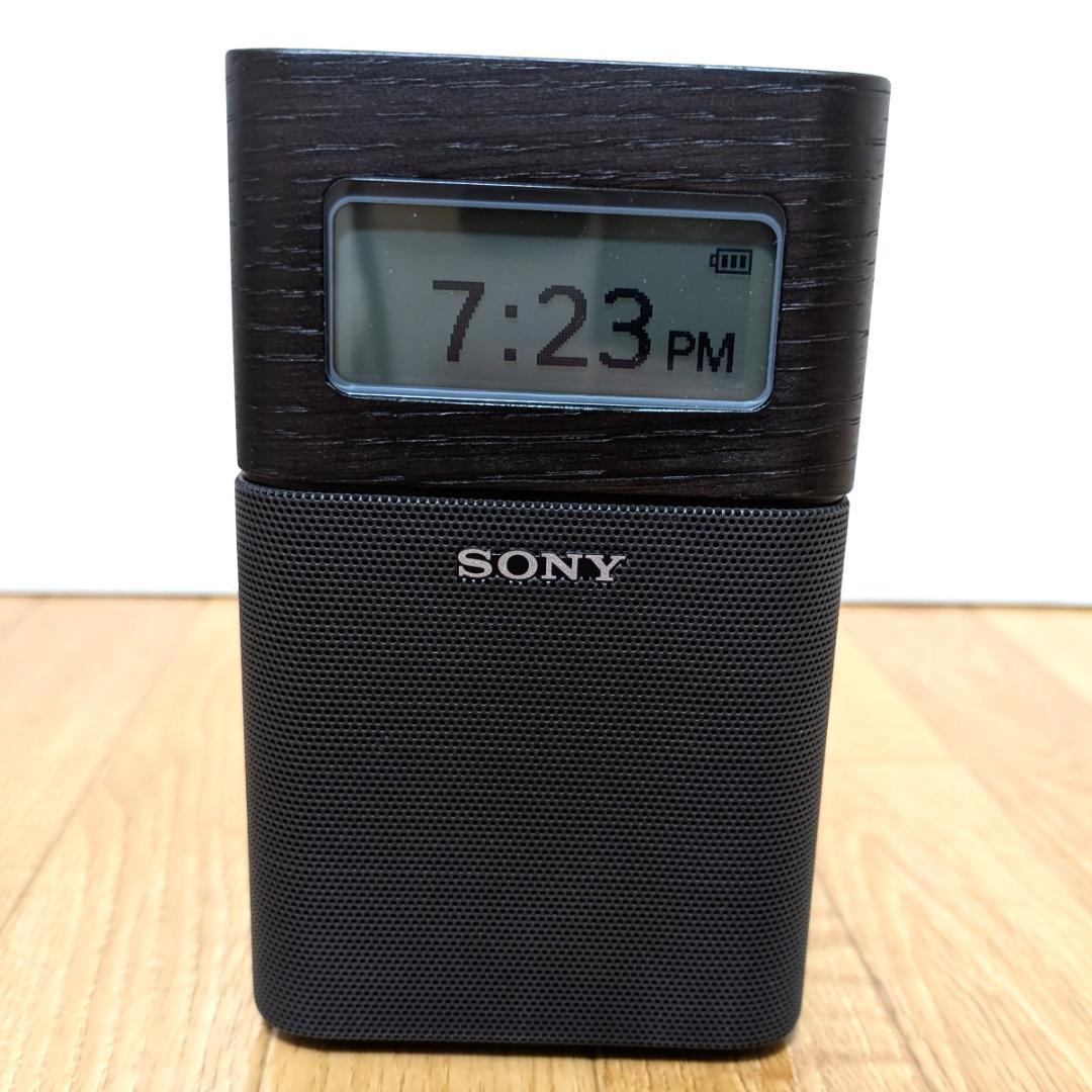【ラジオ付き】ソニー Bluetoothスピーカー SRF-V1BT 黒