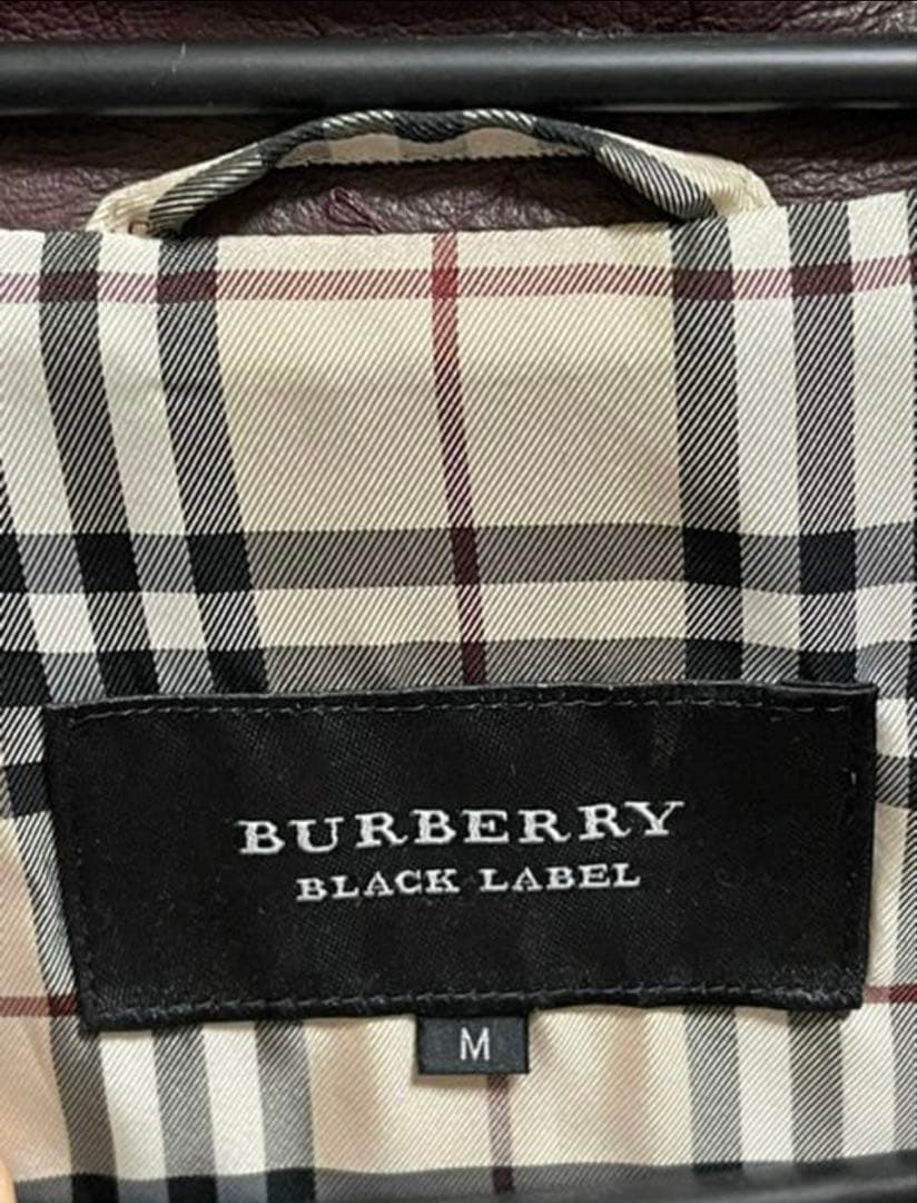 値下げしました【女性にも】バーバリー本革レザー シングルライダースジャケット