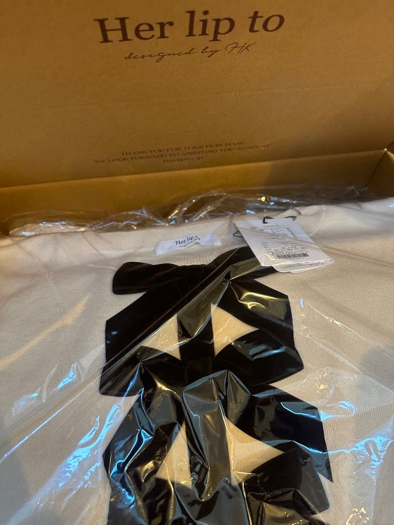 Herlipto Simone Knit Mini Dress 正規品