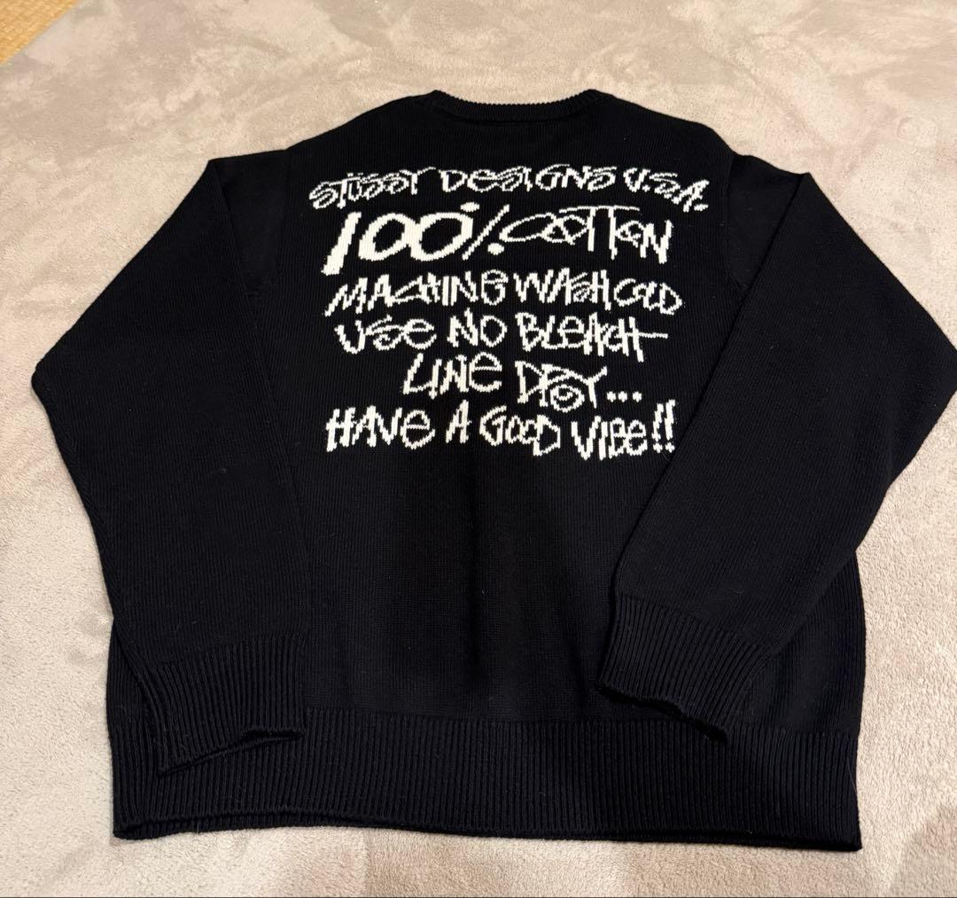 Stussy Care Label Sweater セーター Ｌサイズ