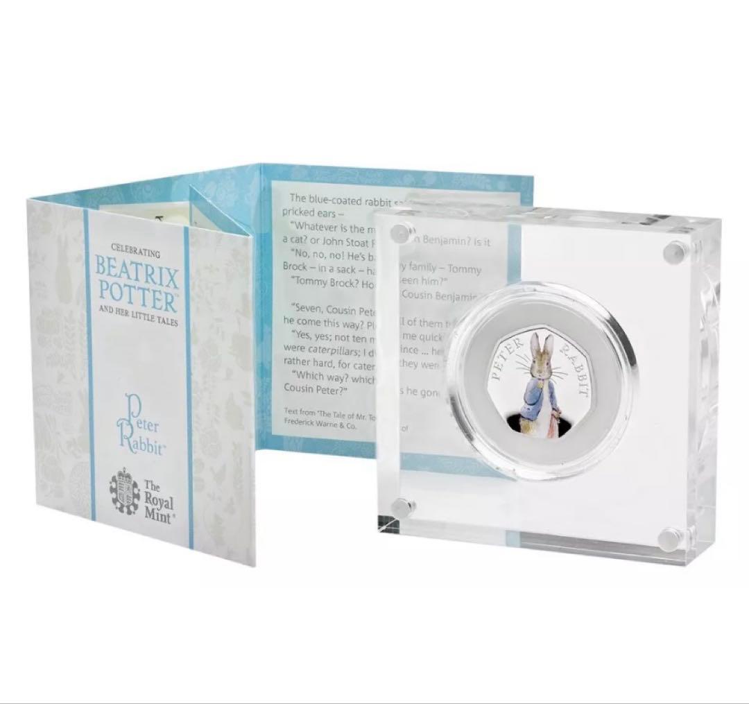 2019年 ピーターラビット プルーフ銀貨 ビアトリクスポター