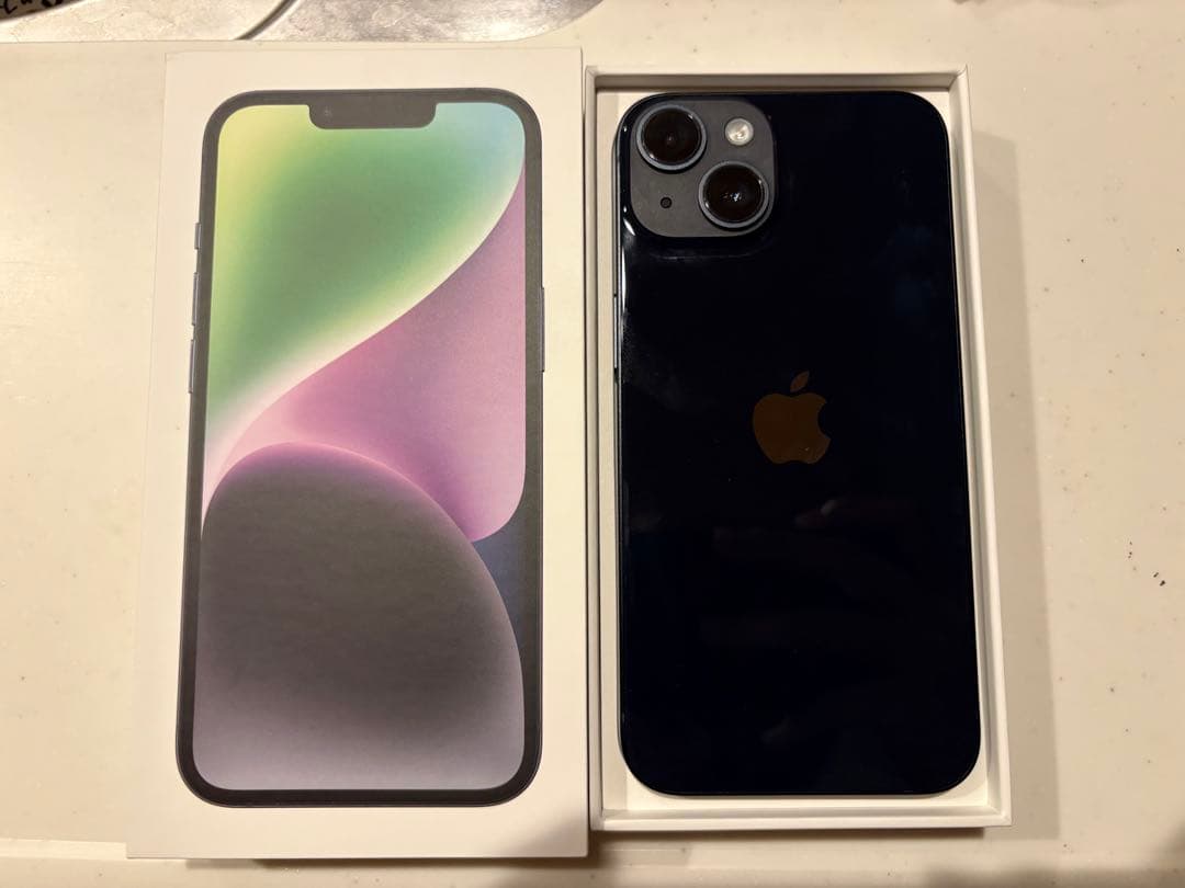 iPhone14本体 128GB ミッドナイト 箱付き