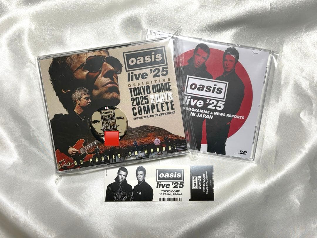 洋楽 OASIS DEFINITIVE TOKYO DOME 2025 2 DAYS