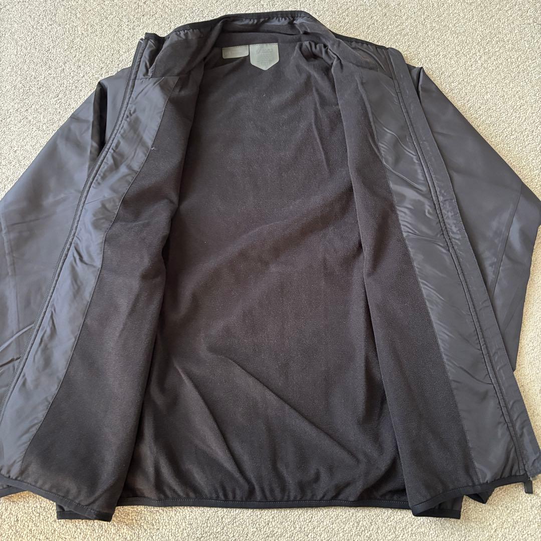 廃盤品！新品ASICS ウインドブレーカー 上下セット 黒 ジャージ Sサイズ