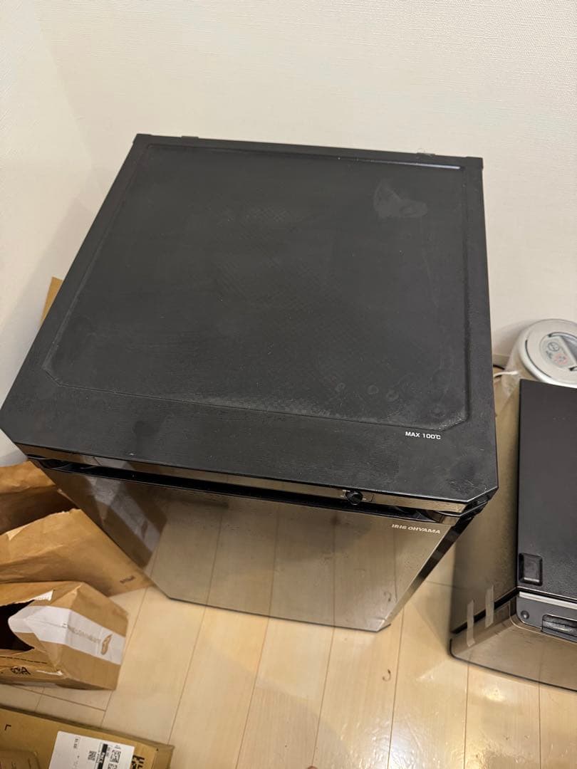 【中古】アイリスオーヤマ 冷凍庫 85L ブラック※直接引取は3000円割引可能