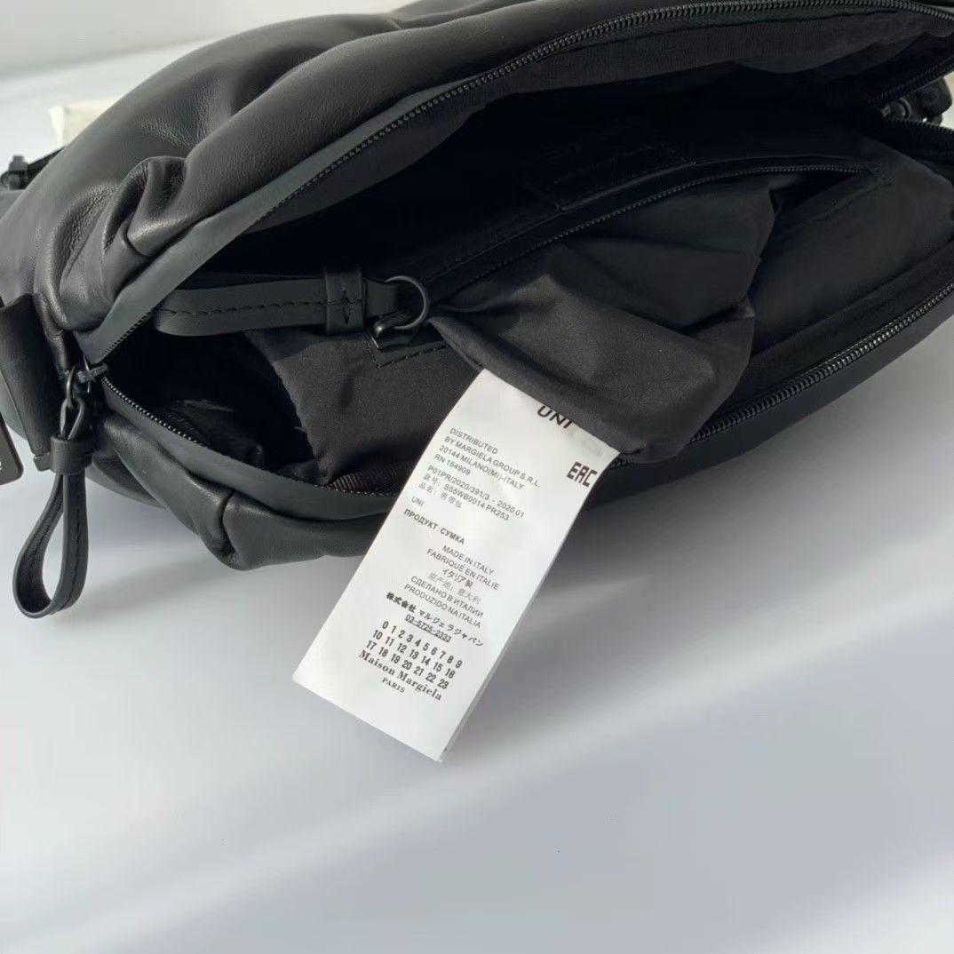 マルジェラ グラムスラム 2way ショルダーバッグ レザー ブラック