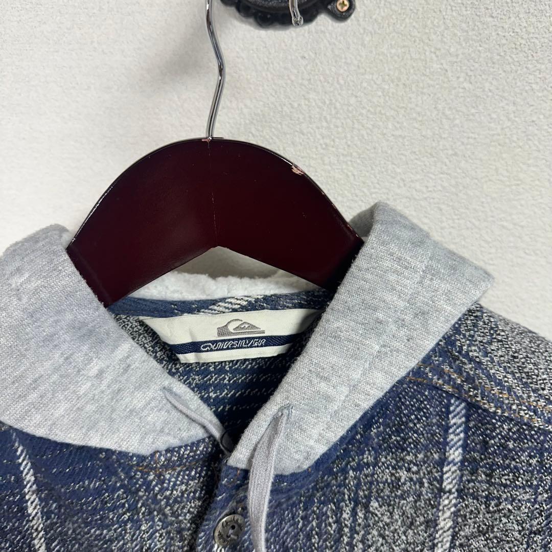 クイックシルバー ヘビネルチェックシャツ オンブレ 西海岸 サーフ フーディー