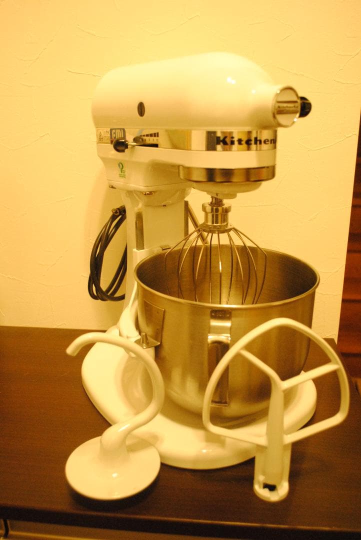 キッチンエイドスタンドミキサ Kitchenaid　KSM5 白