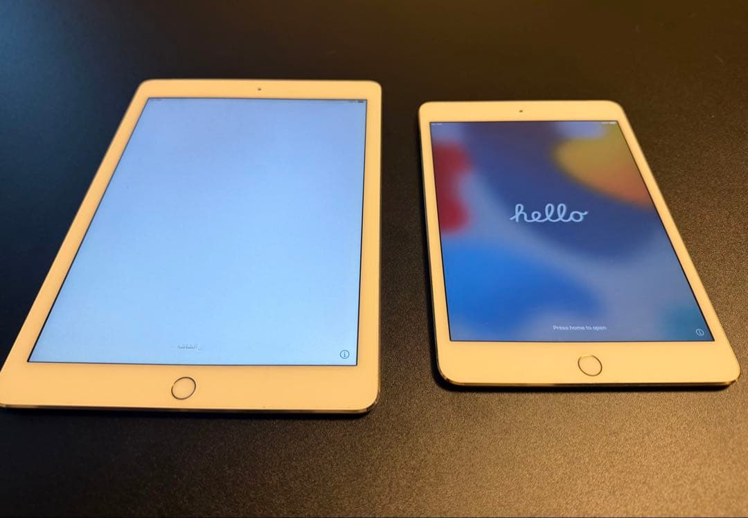 Apple iPad Air 2とiPad mini 4 A1567とA1550