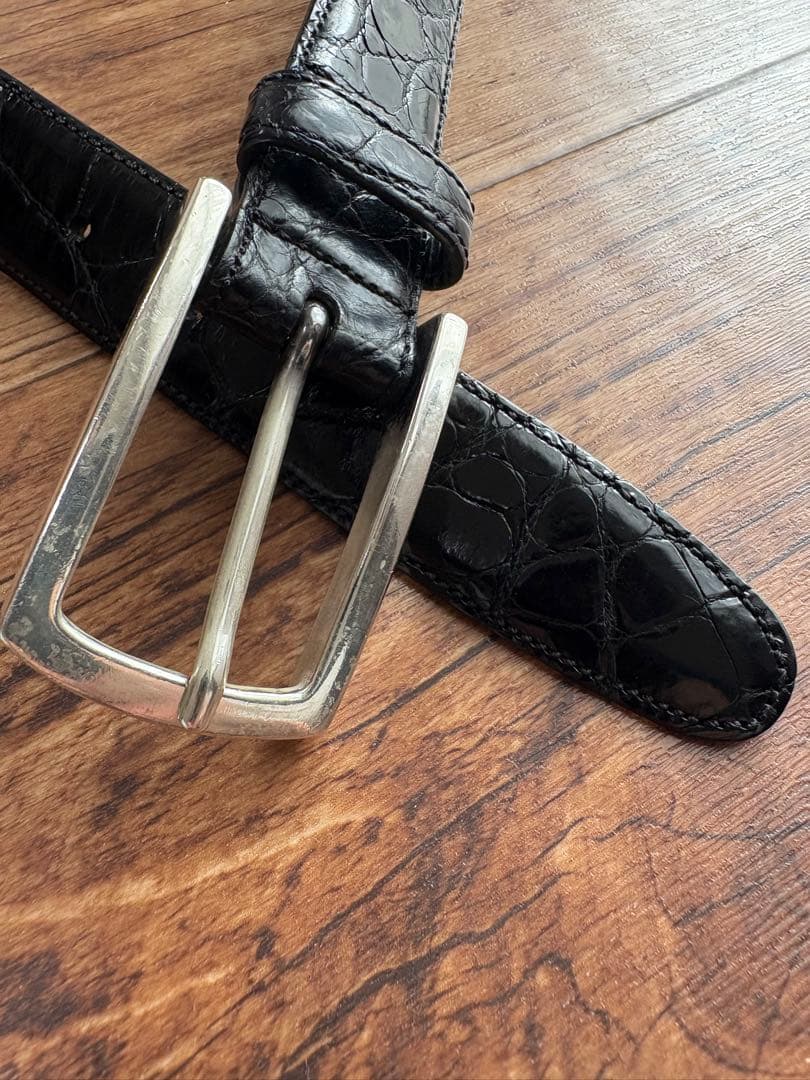 【Mr.Yo様】Ralph Lauren パープルレーベル　アリゲーターベルト