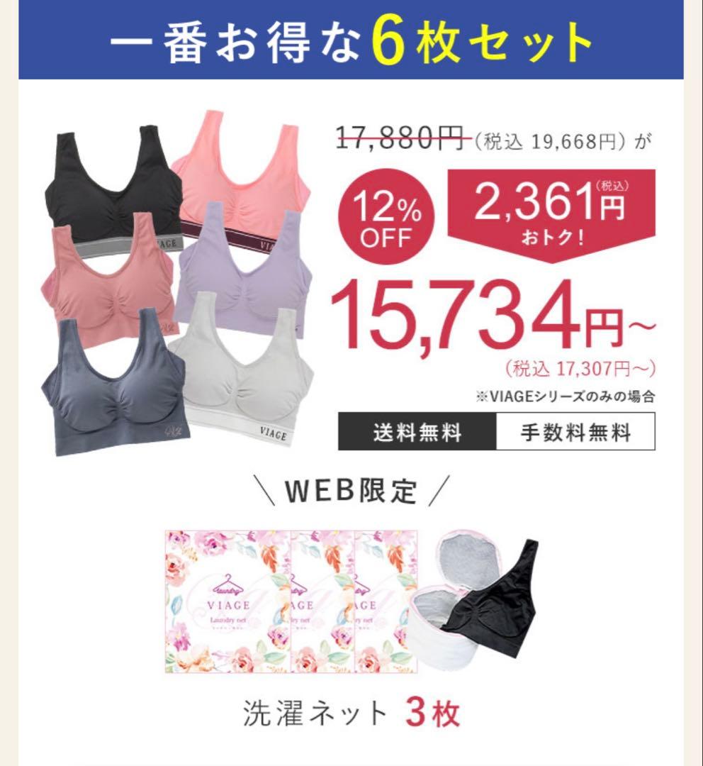 VIAGE 新品ナイトブラ　L ブラック ウォームグレー　クールグレー　セット