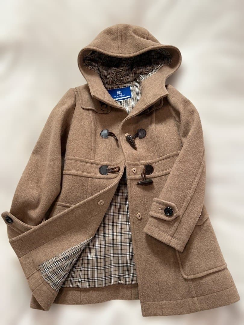 BURBERRY ブルーレーベル　ベージュ ダッフルコート